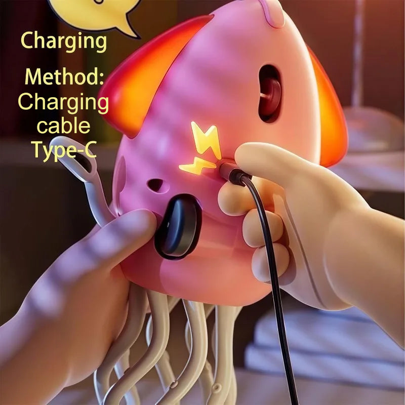 Electric Dancing Octopus – Anti-Stress Toy with Lights & Music for Kids & Pets