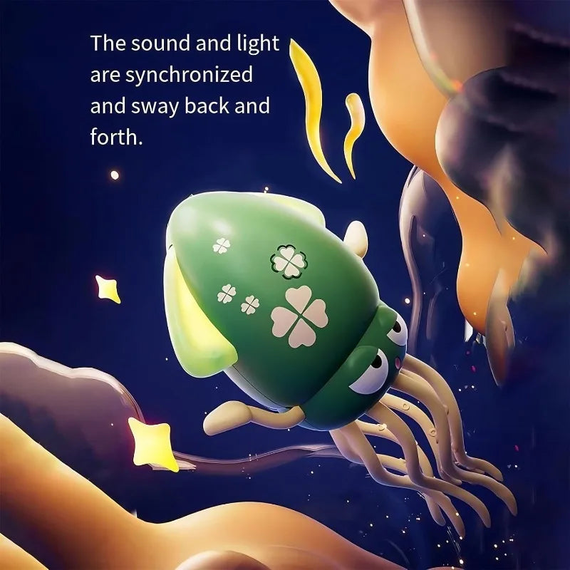 Electric Dancing Octopus – Anti-Stress Toy with Lights & Music for Kids & Pets