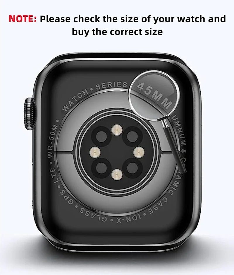 3D Full Cover Screen Protector for Apple Watch – Ultra, Series 9/8/7/6/SE/5/4/3 – 49mm/45mm/44mm/41mm/40mm – Soft Hydrogel Film