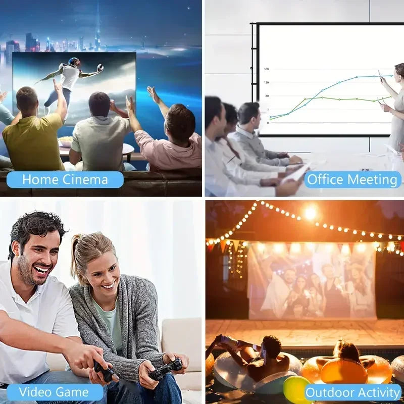 YG300 PRO Mini HD Outdoor Projector – Portable Home Theater for Kids & Mobile Use