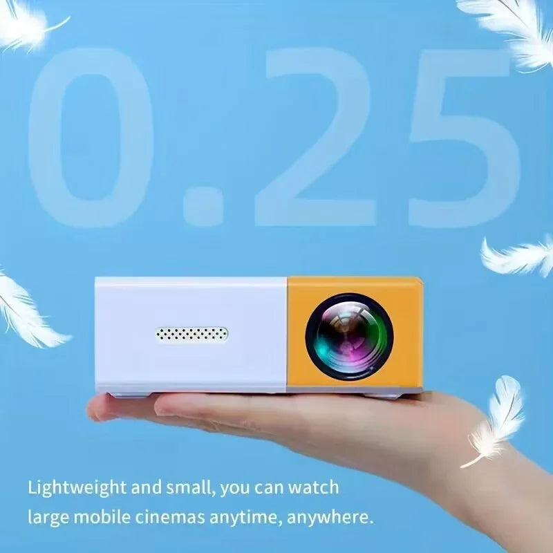 YG300 PRO Mini HD Outdoor Projector – Portable Home Theater for Kids & Mobile Use