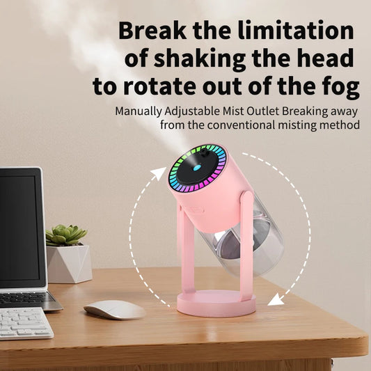 USB Starry Sky Humidifier – Heavy Fog Aromatherapy Diffuser for Car, Home & Desk