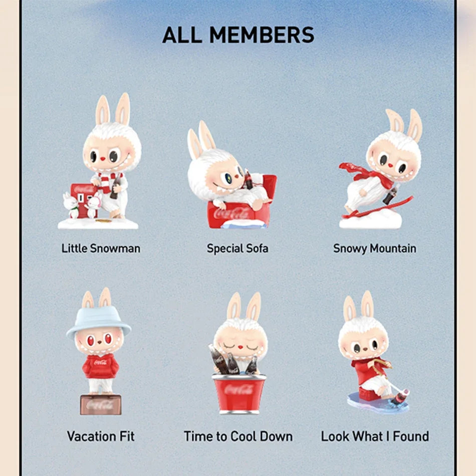 Labubu 2025 Coca-Cola Series Blind Box Figure – No Box F | Vinyl 10cm Toy