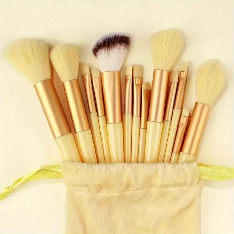13PCS Soft Makeup Brush Set – Foundation, Eyeshadow & Blending Brushes