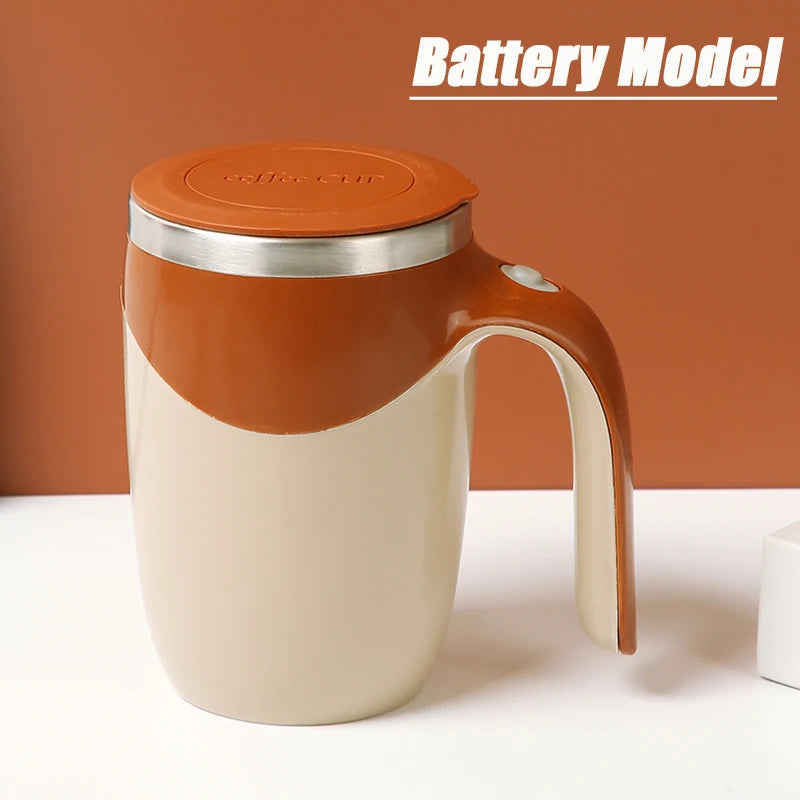 Self-Stirring Coffee Mug – Automatic Magnetic Mixer for Coffee, Milk & More
