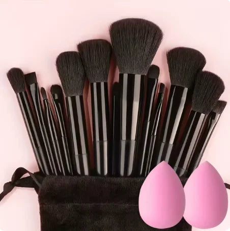 13PCS Soft Makeup Brush Set – Foundation, Eyeshadow & Blending Brushes