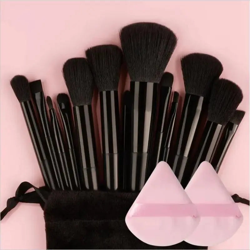 13PCS Soft Makeup Brush Set – Foundation, Eyeshadow & Blending Brushes