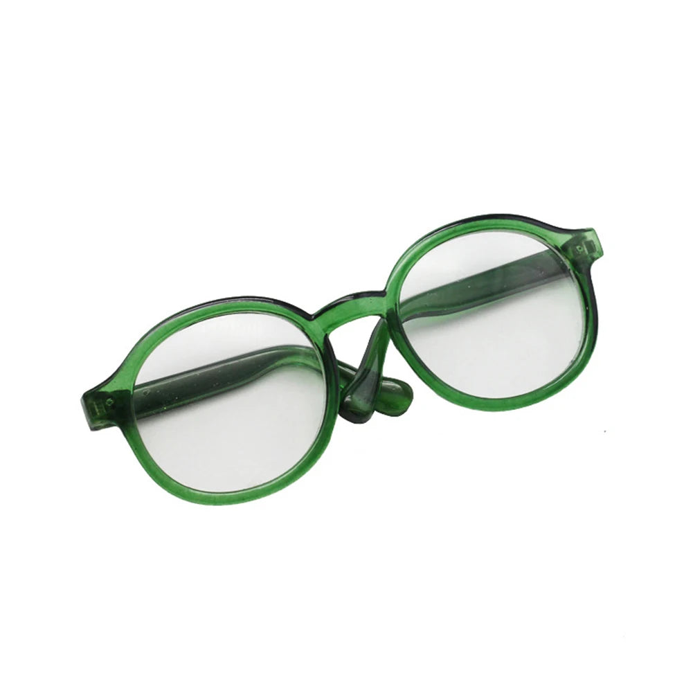 Labubu Doll Glasses – 6.5cm Transparent Mini Sunglasses for Plush & BJD Toys