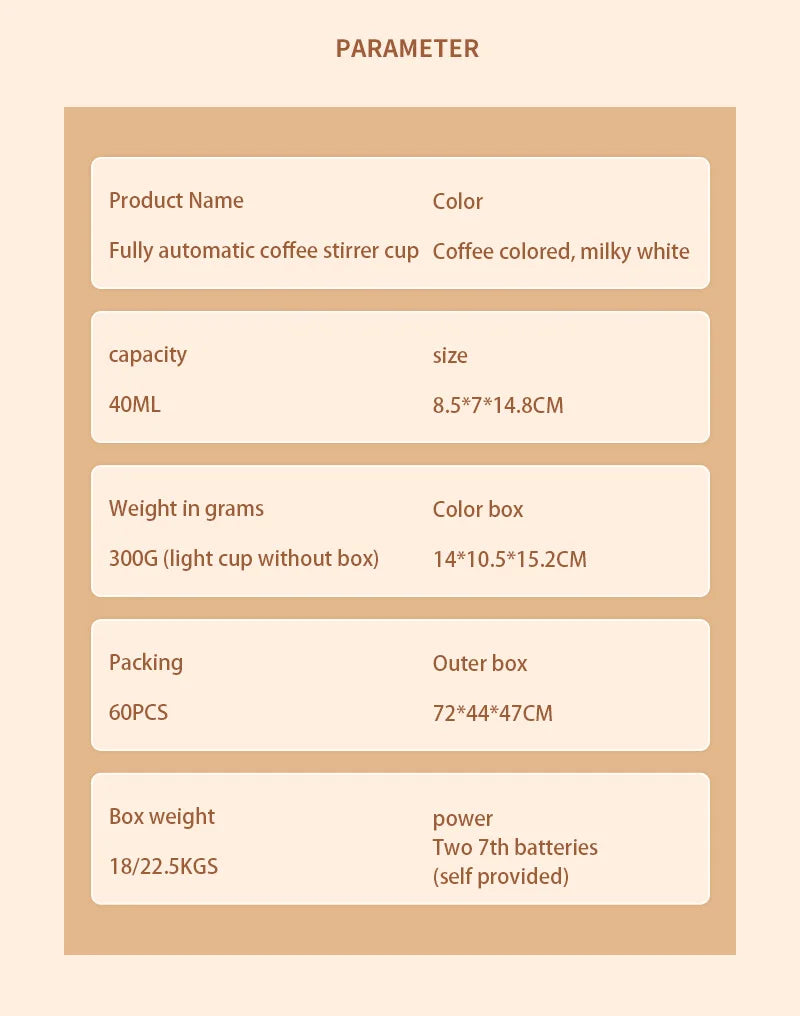 Self-Stirring Coffee Mug – Automatic Magnetic Mixer for Coffee, Milk & More