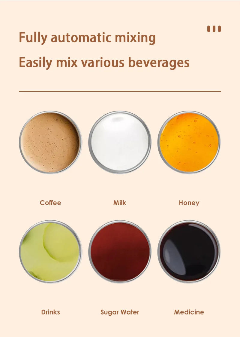 Self-Stirring Coffee Mug – Automatic Magnetic Mixer for Coffee, Milk & More