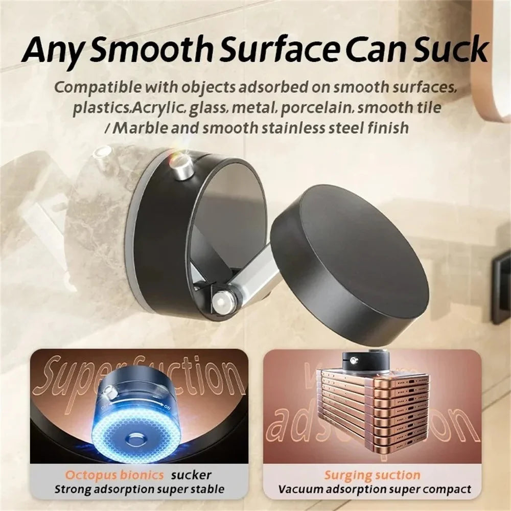 Adjustable Magnetic Car Phone Mount – Double-Sided Suction Cup Holder for Dashboard & Windshield