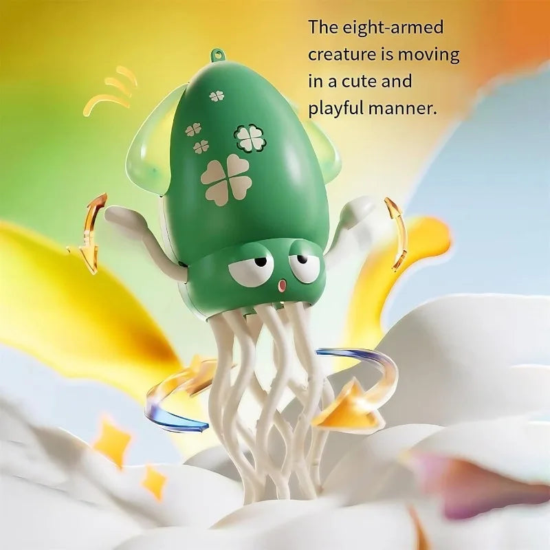 Electric Dancing Octopus – Anti-Stress Toy with Lights & Music for Kids & Pets