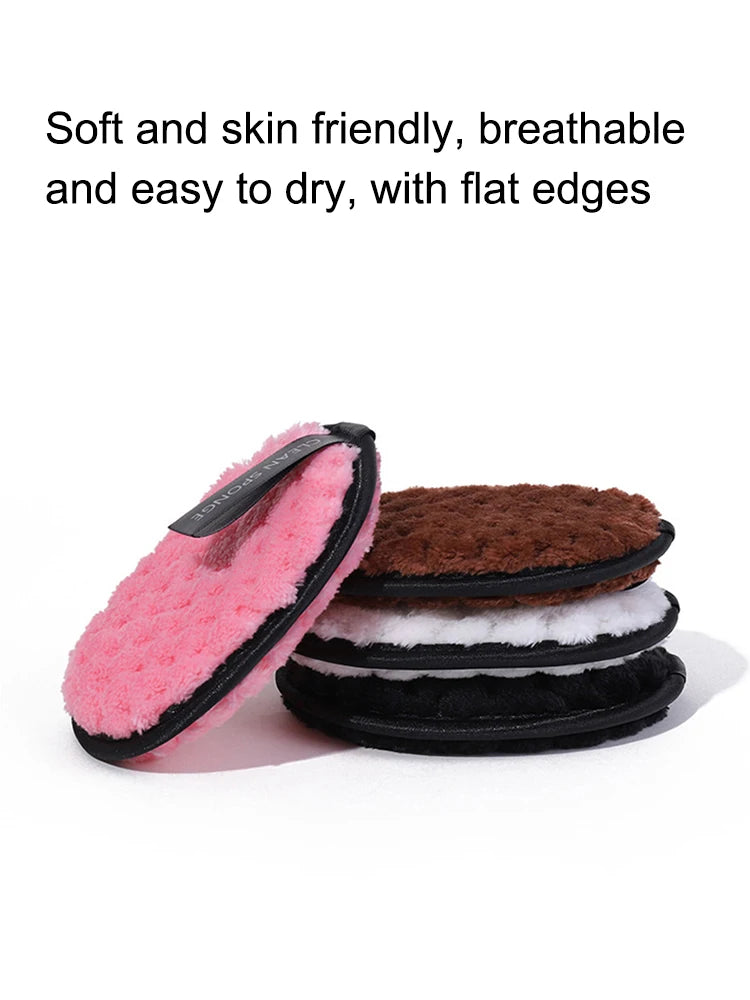 Reusable Makeup Remover Pads – 4pcs Eco-Friendly Washable Rounds