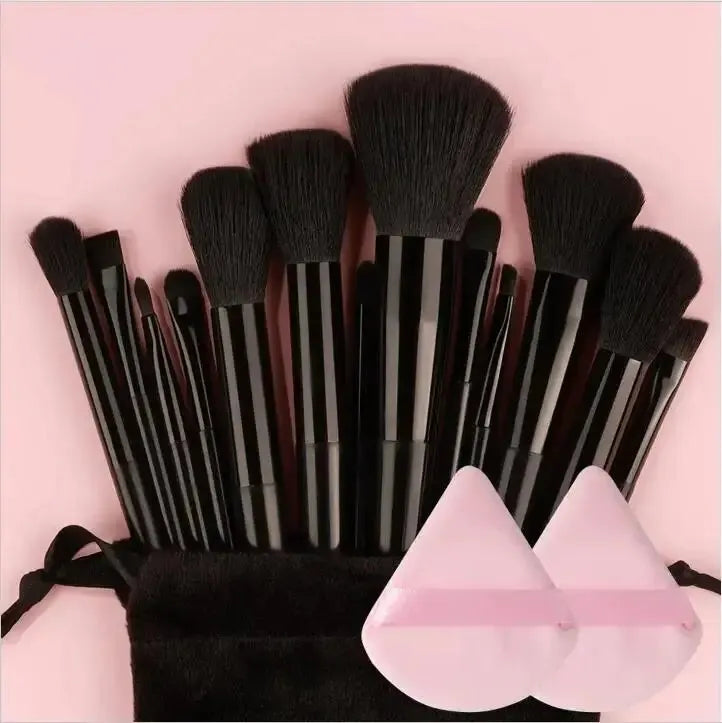 13PCS Soft Makeup Brush Set – Foundation, Eyeshadow & Blending Brushes