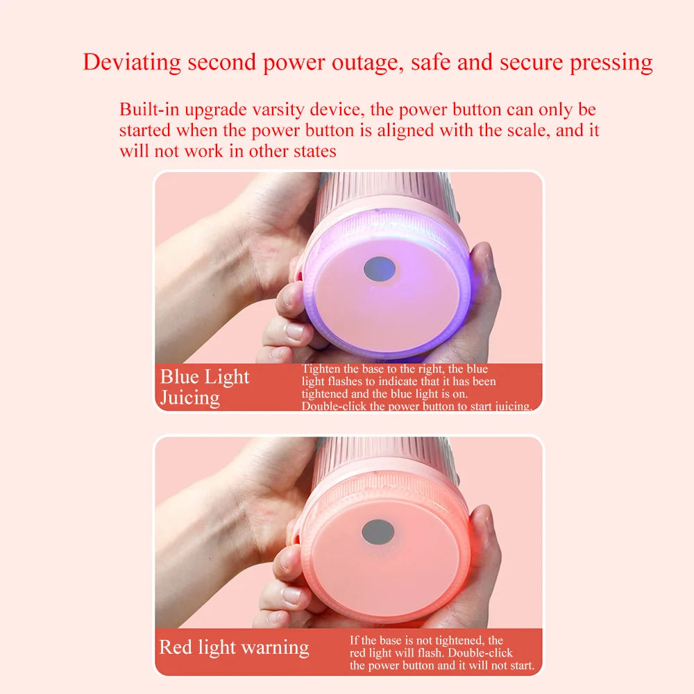 Portable USB Rechargeable Juice Blender Bottle – Smoothies On the Go
