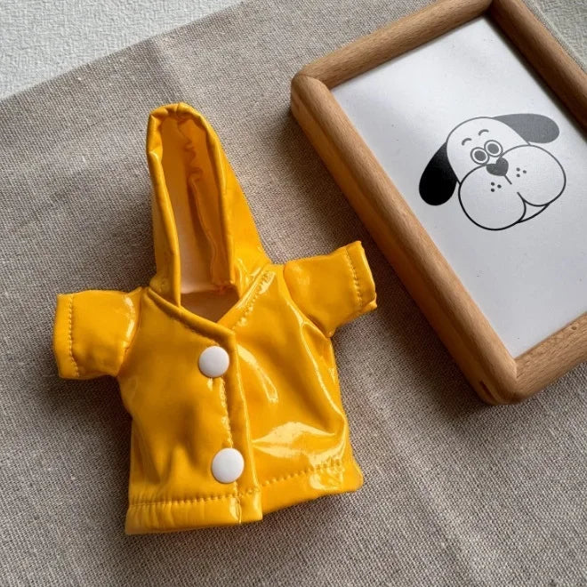 Labubu Raincoat & Boots Set – Fits 15–17cm Dolls