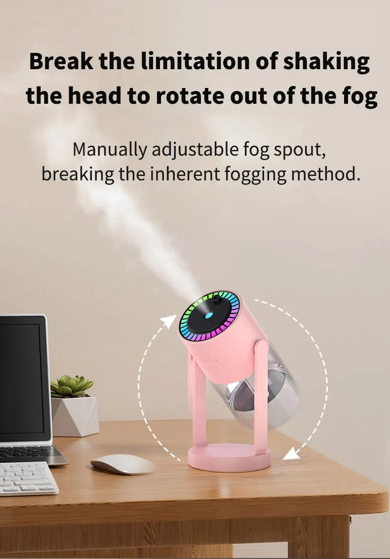 USB Starry Sky Humidifier – Heavy Fog Aromatherapy Diffuser for Car, Home & Desk
