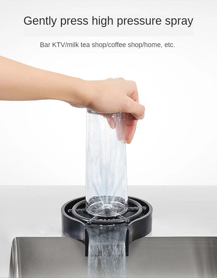 Automatic Cup Rinser – High Pressure Glass Washer for Kitchen Sink