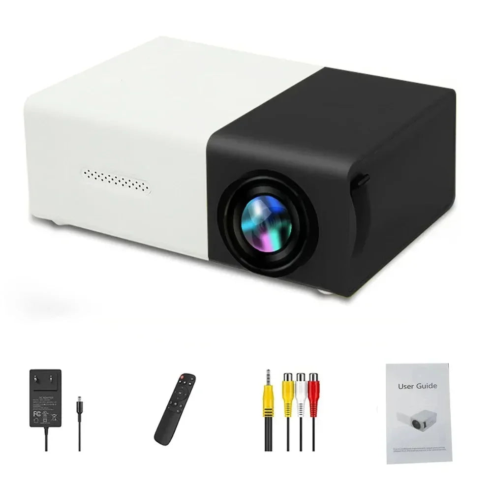 YG300 PRO Mini HD Outdoor Projector – Portable Home Theater for Kids & Mobile Use