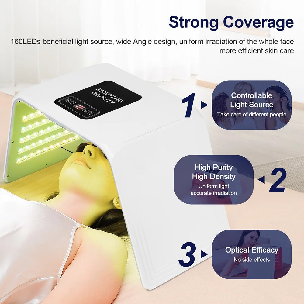 7-Color LED Face & Body Light Therapy Lamp – Skin Rejuvenation & Anti-Wrinkle SPA Device