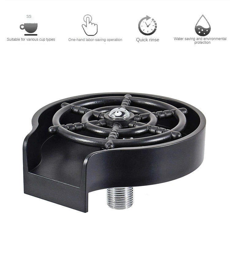Automatic Cup Rinser – High Pressure Glass Washer for Kitchen Sink