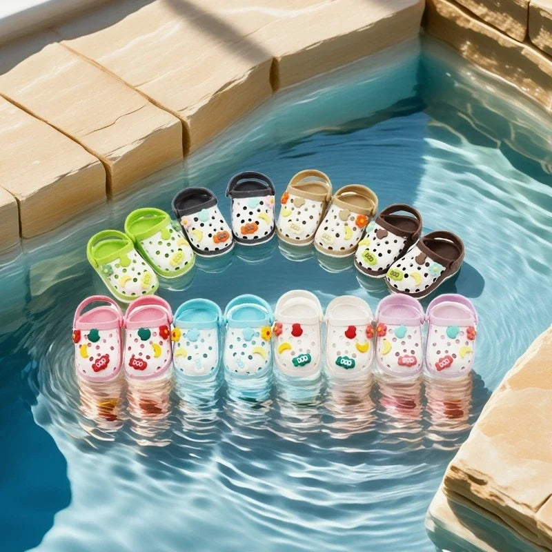 Mini Slippers for Labubu Doll – 17cm Cute Colorful Shoes