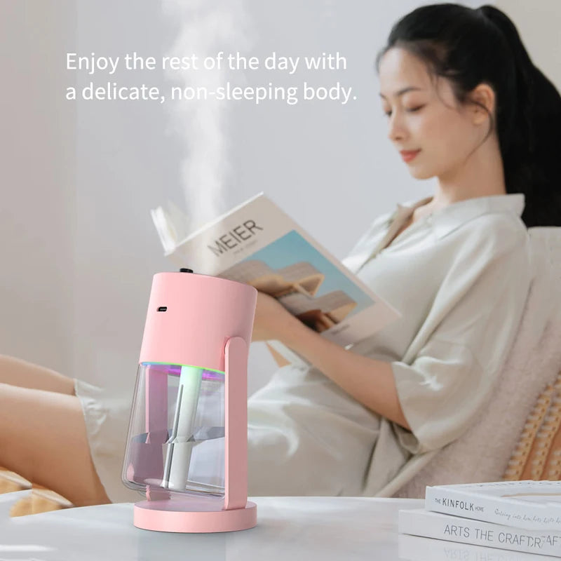 USB Starry Sky Humidifier – Heavy Fog Aromatherapy Diffuser for Car, Home & Desk