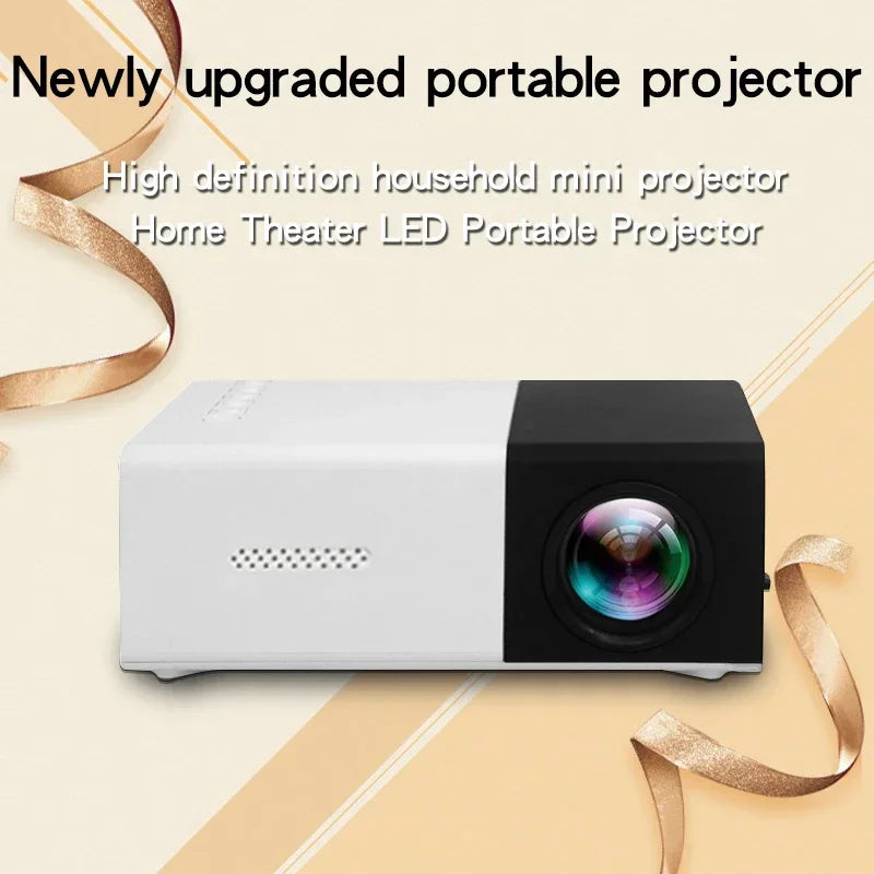 YG300 PRO Mini HD Outdoor Projector – Portable Home Theater for Kids & Mobile Use