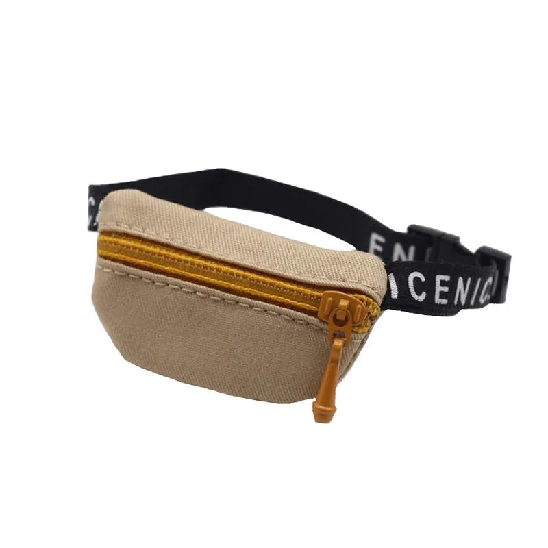 Mini Crossbody Belt Bag for 15–17cm Labubu Dolls – Doll Accessory Only