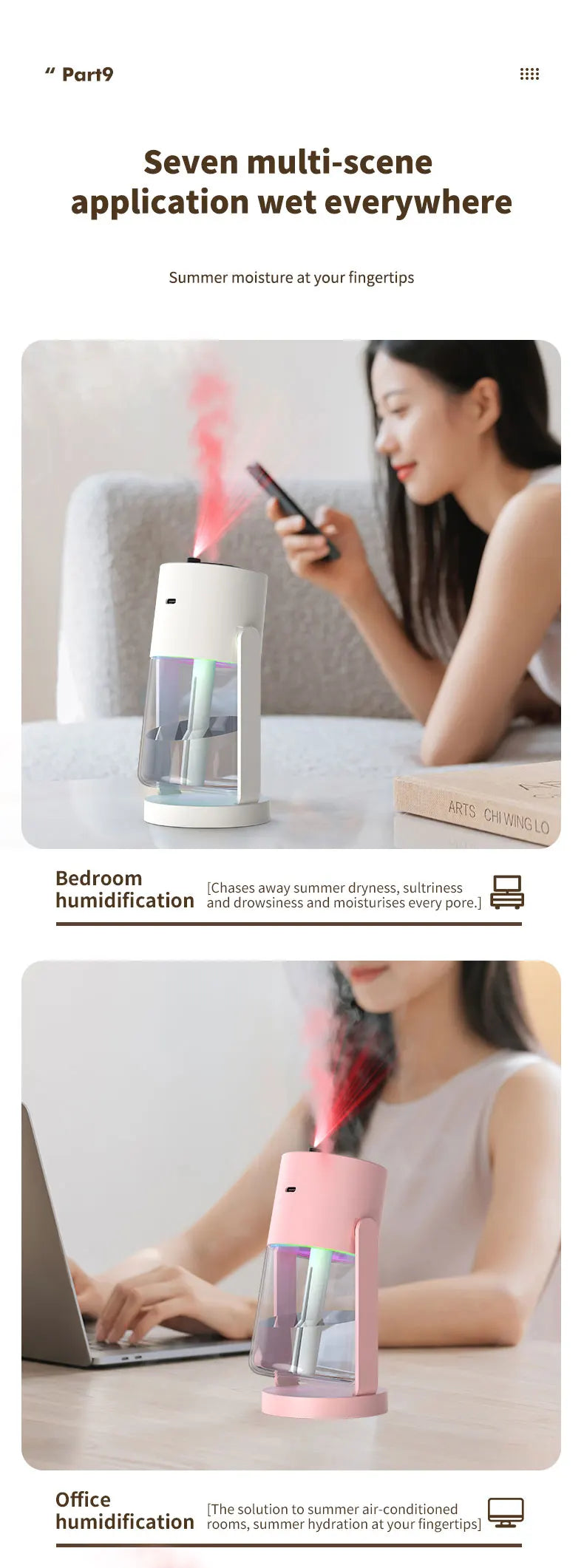USB Starry Sky Humidifier – Heavy Fog Aromatherapy Diffuser for Car, Home & Desk