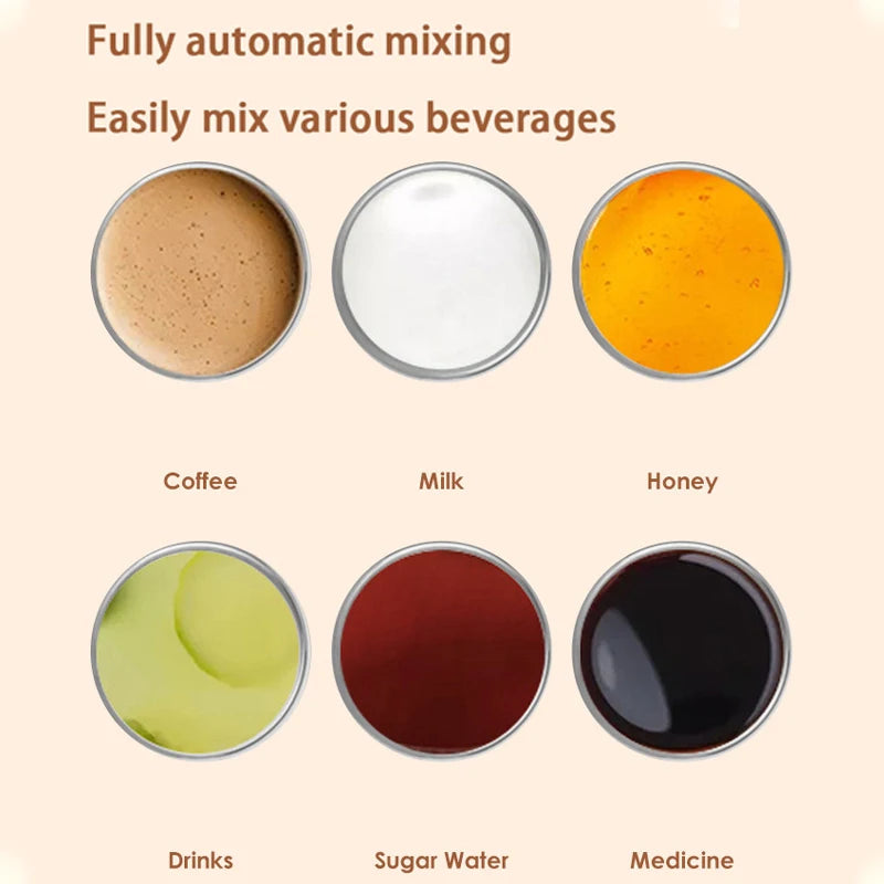 Self-Stirring Coffee Mug – Automatic Magnetic Mixer for Coffee, Milk & More