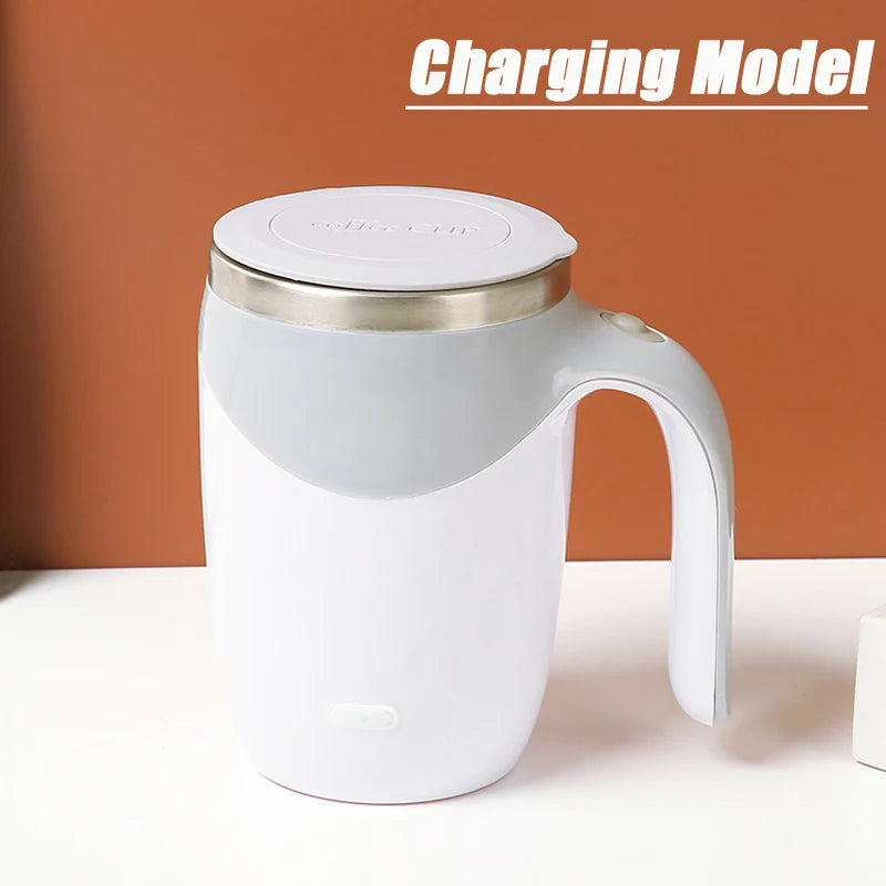 Self-Stirring Coffee Mug – Automatic Magnetic Mixer for Coffee, Milk & More