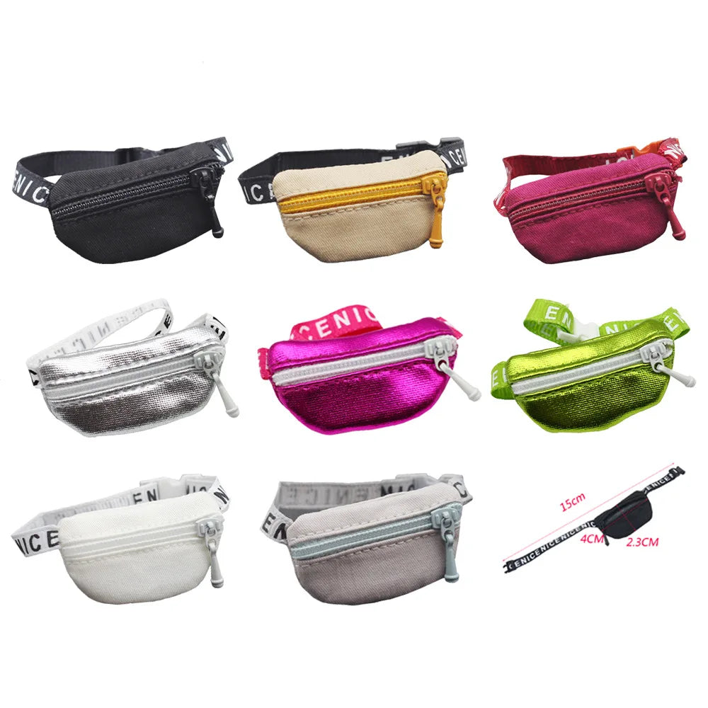 Mini Crossbody Belt Bag for 15–17cm Labubu Dolls – Doll Accessory Only