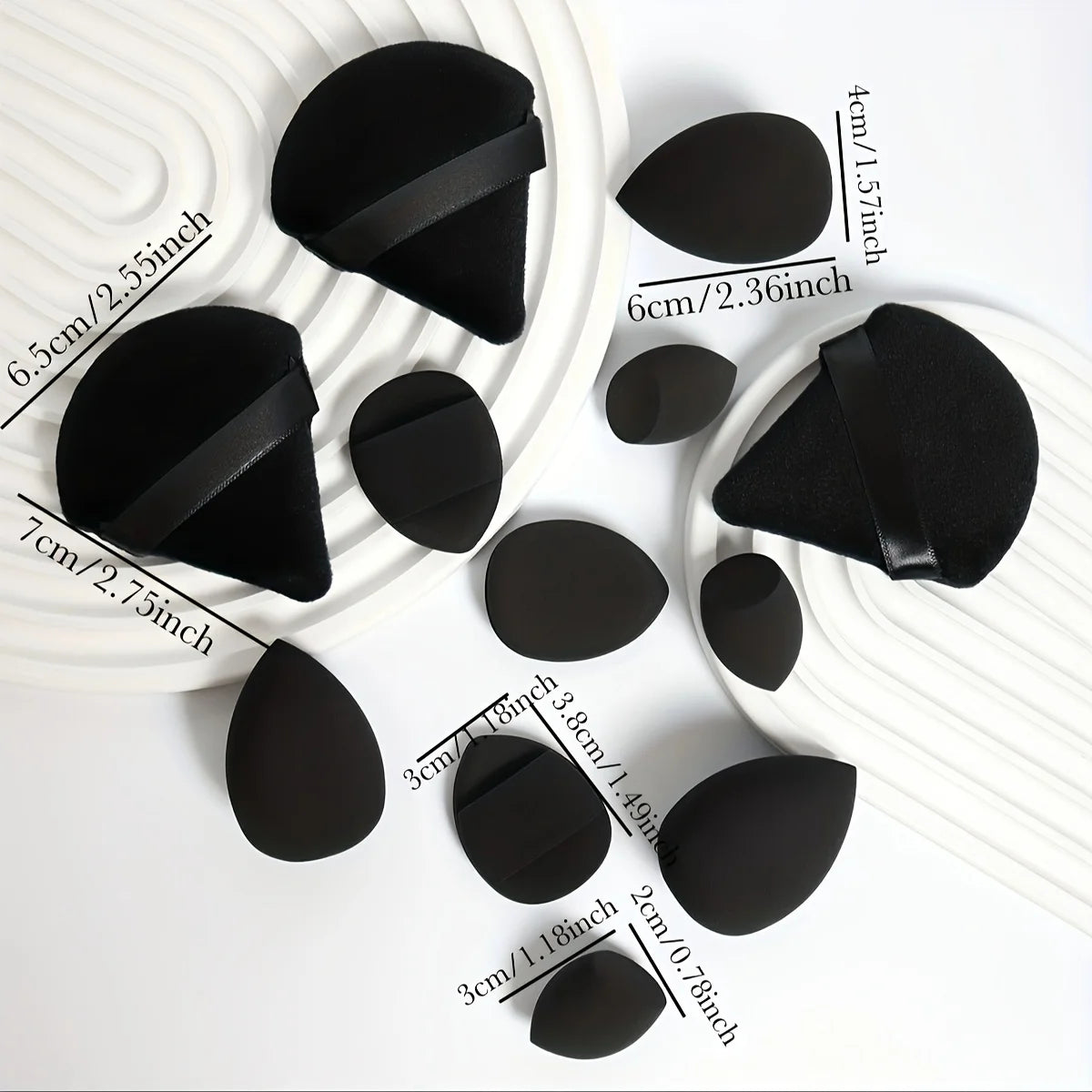 12PCS Makeup Sponges – Reusable Beauty Blenders for Foundation & More