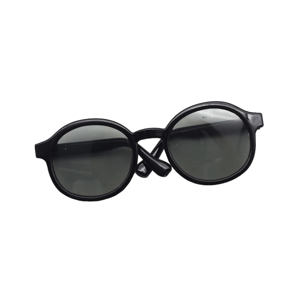 Labubu Doll Glasses – 6.5cm Transparent Mini Sunglasses for Plush & BJD Toys