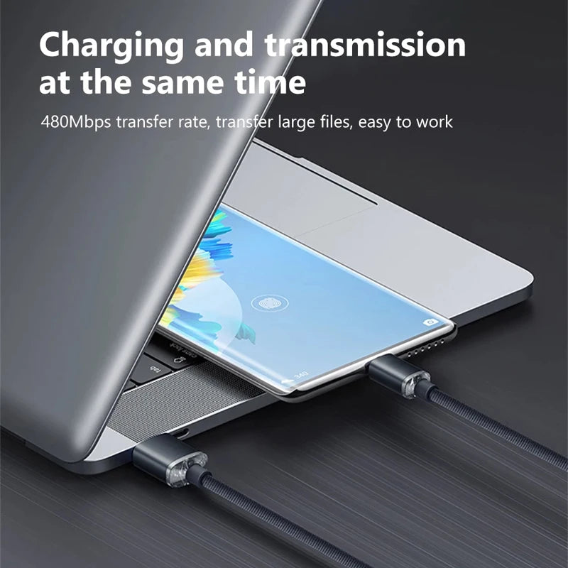 120W Fast Charging Cable – Durable USB-C for Android & More | Super Fast Charge