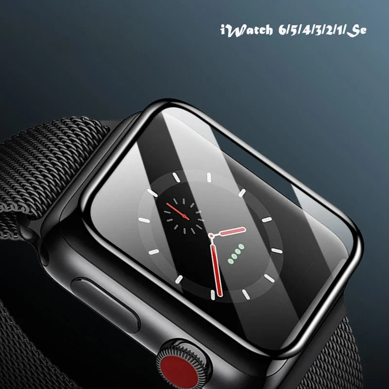 3D Full Cover Screen Protector for Apple Watch – Ultra, Series 9/8/7/6/SE/5/4/3 – 49mm/45mm/44mm/41mm/40mm – Soft Hydrogel Film