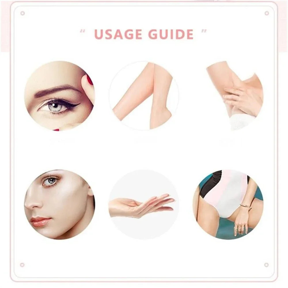 Electric Facial Hair Remover – Lipstick Shape, Painless & Portable Epilator for Eyebrows & Bikini Line