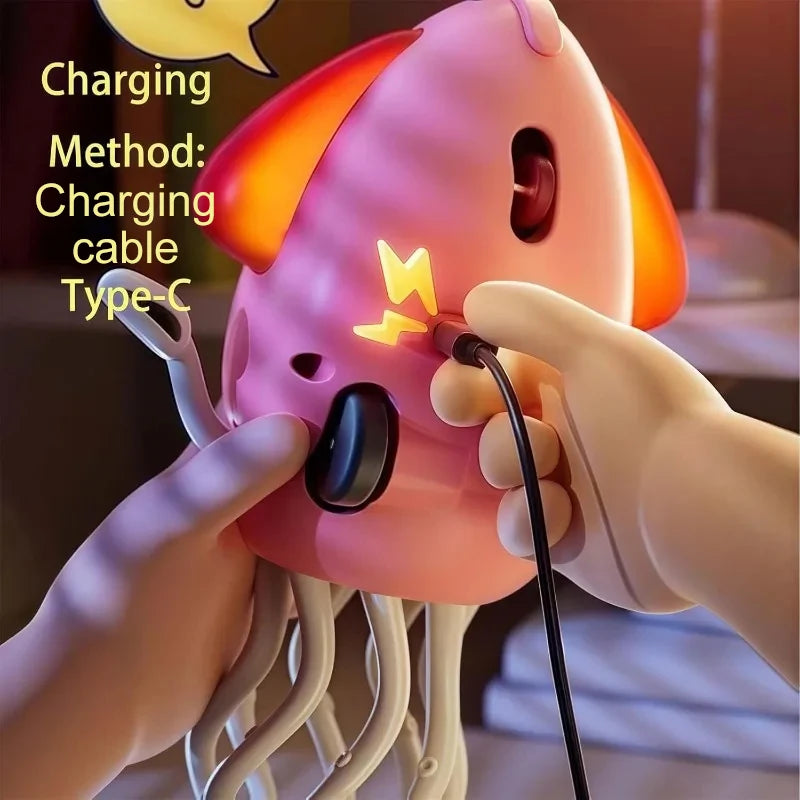 Electric Dancing Octopus – Anti-Stress Toy with Lights & Music for Kids & Pets