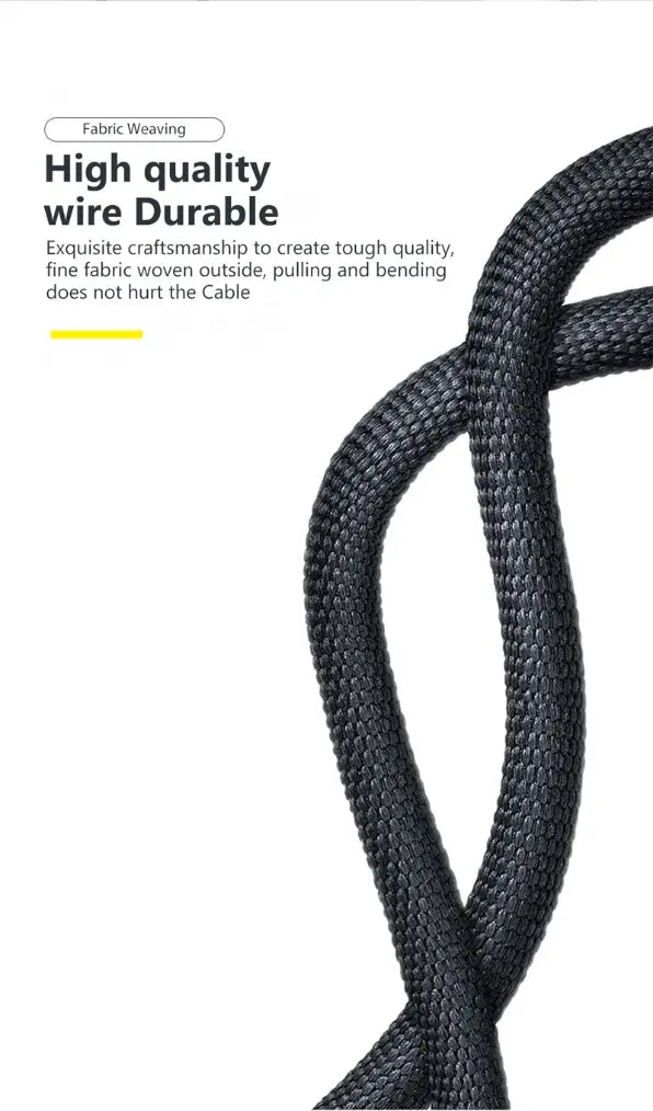 120W Fast Charging Cable – Durable USB-C for Android & More | Super Fast Charge
