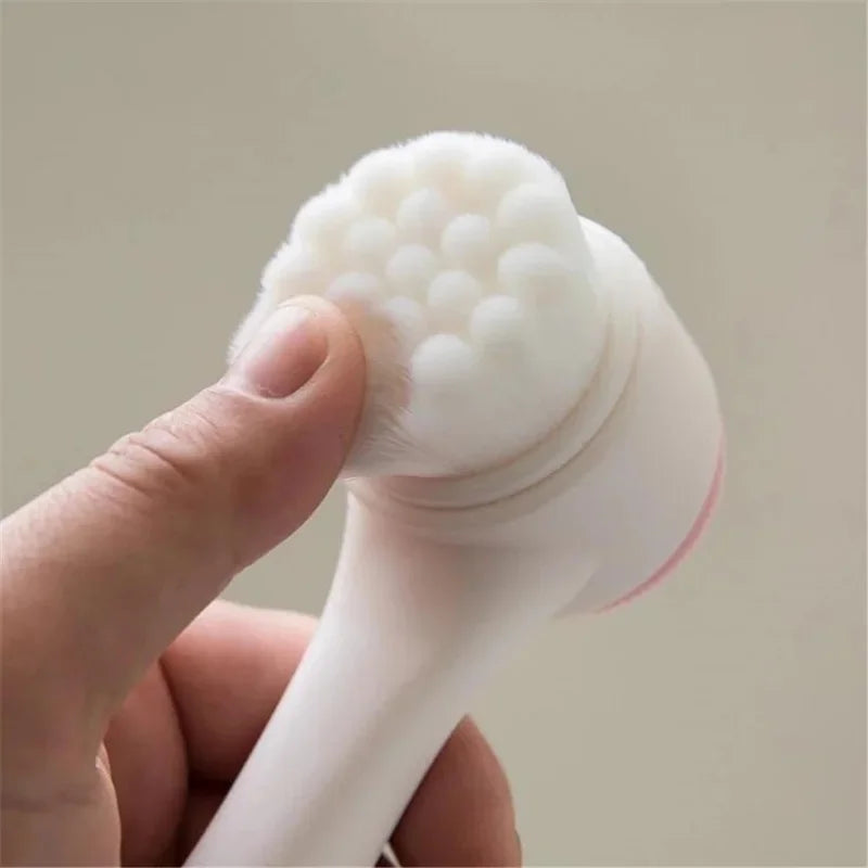 2-in-1 Silicone Face Brush – Deep Cleansing & Gentle Exfoliation