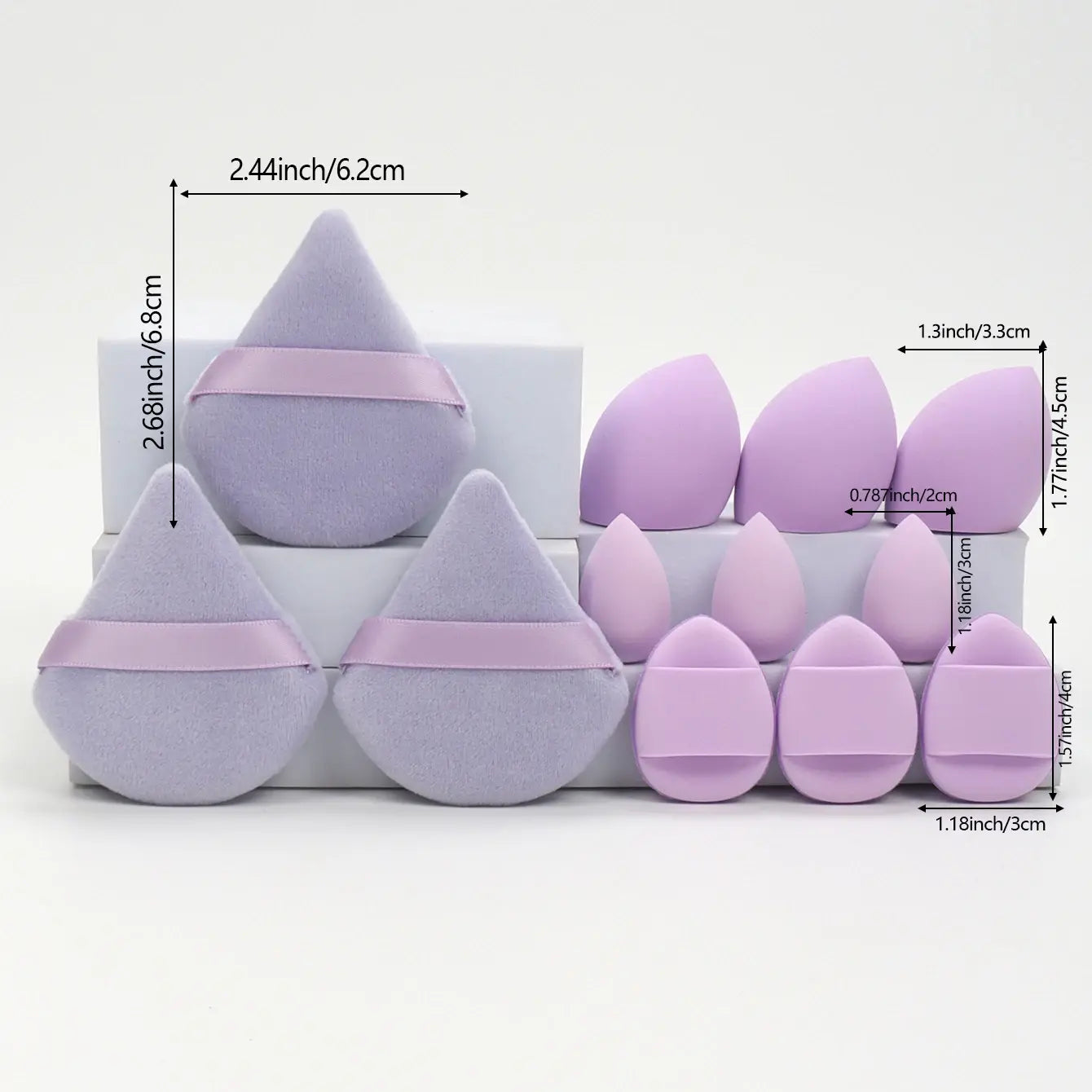 12PCS Makeup Sponges – Reusable Beauty Blenders for Foundation & More