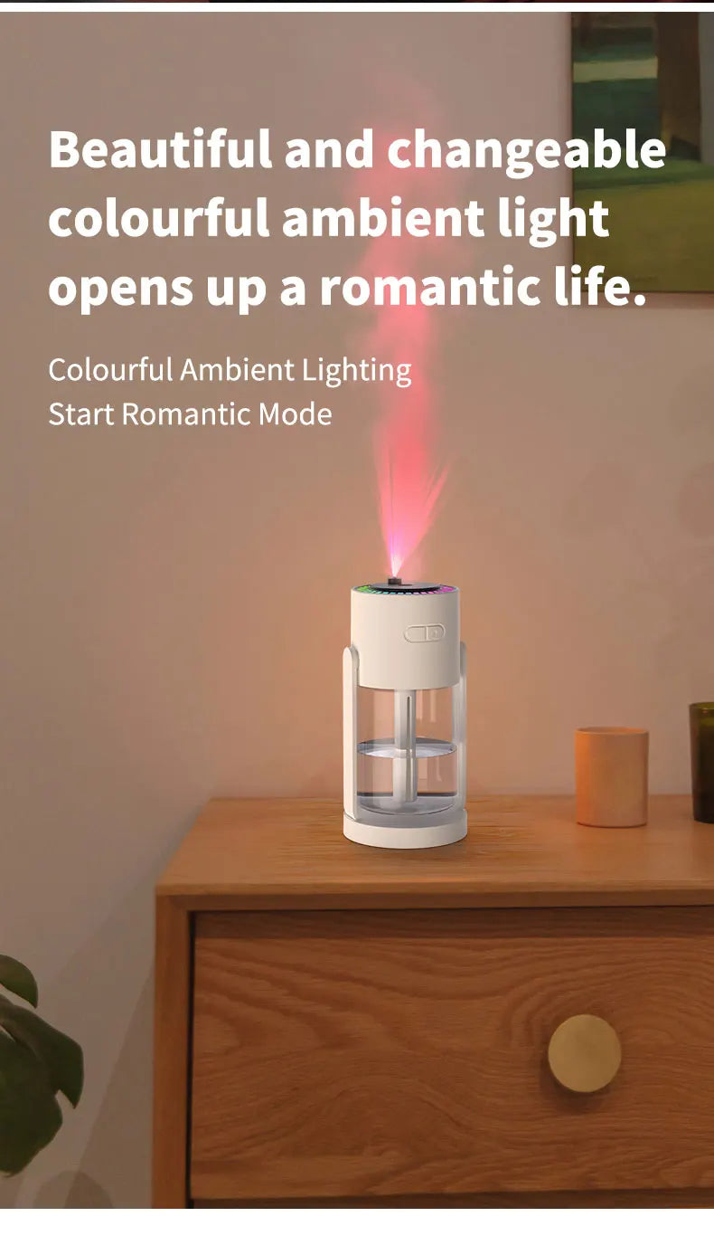 USB Starry Sky Humidifier – Heavy Fog Aromatherapy Diffuser for Car, Home & Desk