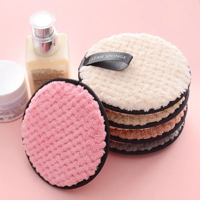 Reusable Makeup Remover Pads – 4pcs Eco-Friendly Washable Rounds