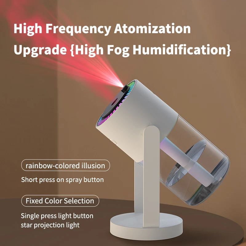 USB Starry Sky Humidifier – Heavy Fog Aromatherapy Diffuser for Car, Home & Desk