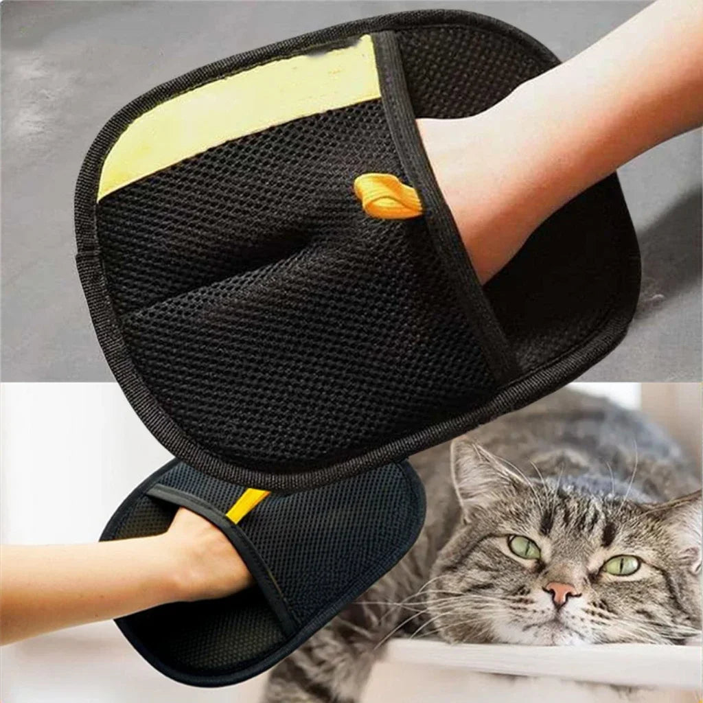 PetPro DuoGlide™ – Static Pet Hair Remover Mitt (3pcs)