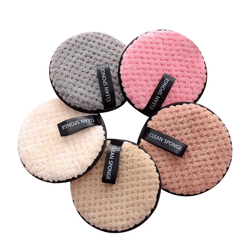 Reusable Makeup Remover Pads – 4pcs Eco-Friendly Washable Rounds