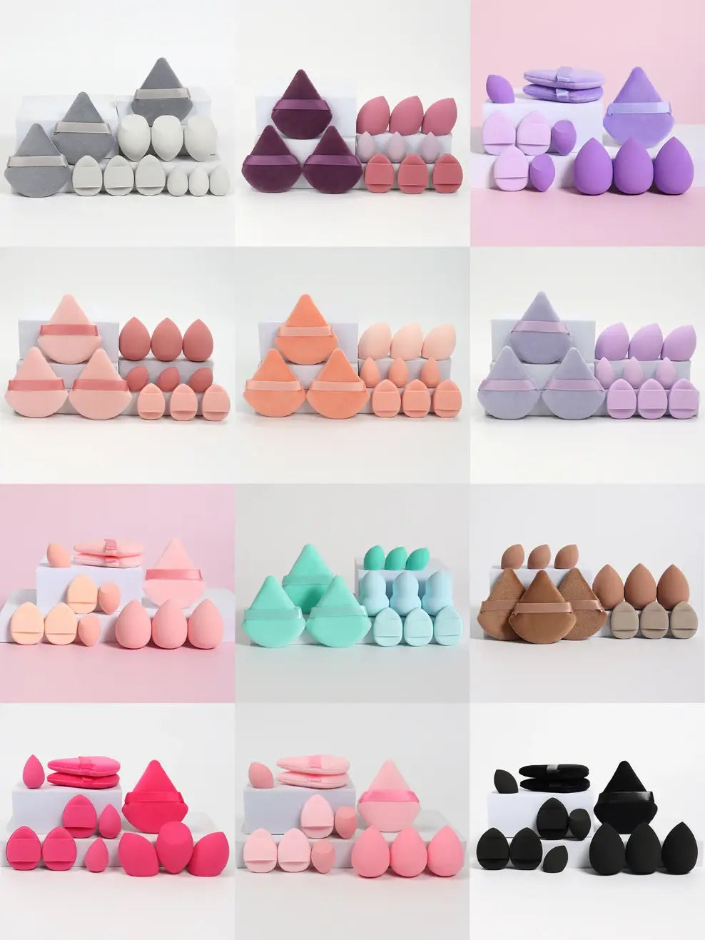 12PCS Makeup Sponges – Reusable Beauty Blenders for Foundation & More