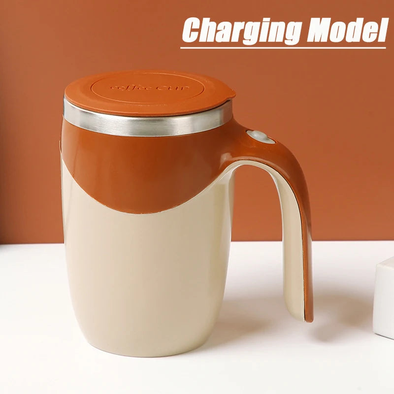 Self-Stirring Coffee Mug – Automatic Magnetic Mixer for Coffee, Milk & More