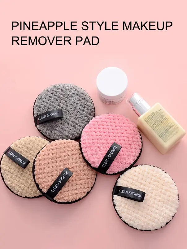 Reusable Makeup Remover Pads – 4pcs Eco-Friendly Washable Rounds
